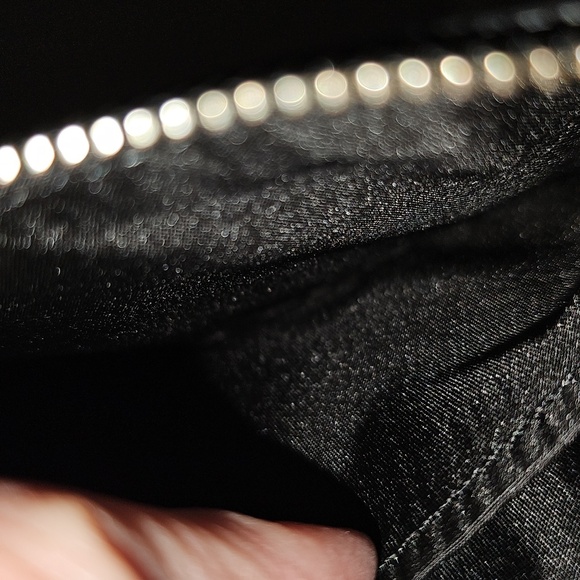 Coach Mini Skinny ID Case - Black Sparkle - Picture 9 of 10